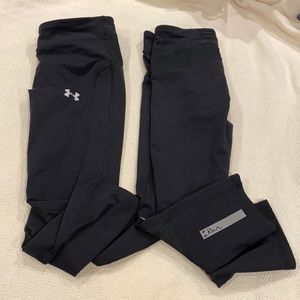 Two pairs of UnderArmour compression leggings